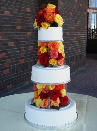 three tier cake